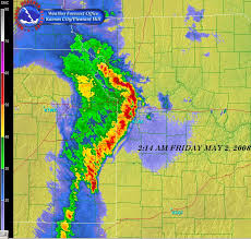 Nssl researchers discovered the tornado vortex signature (tvs), a doppler radar velocity pattern that indicates a region of intense concentrated rotation. Bow Echo Wikipedia