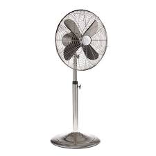 Decobreeze Pedestal Fan Adjustable Height 3 Speed Oscillating Fan 16 Inch Brushed Stainless Steel Walmart Com Oscillating Fans Pedestal Fan Brushed Stainless Steel