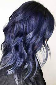 50 Mysterious Blue Black Hair Color Combinations For Deep And Vibrant Looks Hair Color For Black Hair Metallic Hair Brunette Hair Color