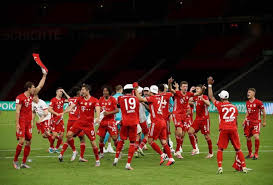 The best celebrations of the 2017/18 season so far sub now: Lewandowski Passes 50 Goal Mark As Bayern Win 20th German Cup To Complete Double Arab News