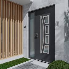 Un grand choix de produits aux meilleurs prix. Porte D Entree Alu Riwa Premium H 215 X L 90 Cm Vitree Gris Anthr Pou Droit Leroy Merlin