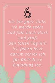 Einladungstexte Zum 6 Geburtstag Um Einladungskarten Selbst Zu Gestalten Einladungskartenbday De