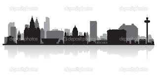 Black And White Liverpool Skyline Art Liverpool Skyline City Google Search Liverpool Skyline City Skyline Silhouette Skyline Silhouette