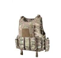 Outdoor Tactical Protective Safety Vest Adjustable MOLLE Camo Vest Multifunctional CS Training Combo Equipment Can Be Customized