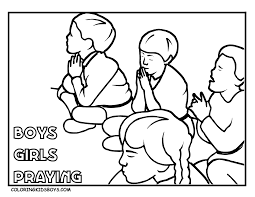 For each letter of the alphabet you'll receive 24 pages of bible activities, worksheets, charts, coloring pages, math explorations and more. Prayer Coloring Page Coloring Home