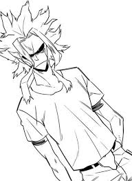 Children love to know how and why things wor. All Might 3 From My Hero Academia Coloring Page Anime Coloring Pages