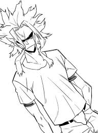 How to draw izuku midoriya step by step full page tutorial. Printable All Might Coloring Pages Anime Coloring Pages