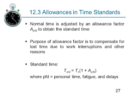 1 Time Study And Work Measurement Chapters 12 Introduction