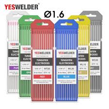 us 6 9 yeswelder tungsten electrode professional tig rods 1 0 1 6 2 4 3 2 4 0mm for tig welding machine in tungsten electrode from tools on