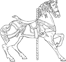 You can use our amazing online tool to color and edit the following carousel coloring pages. Carousel Horses Coloring Pages Printable Coloring Pages For Kids Coloring Library