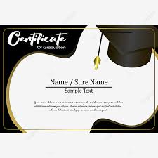 Easily edit this free certificate download in microsoft word. Modern Certificate Graduation Template Sertifikat Penghargan Gold Png And Vector With Transparent Background For Free Download