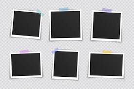 Moldura Para Fotos Moldura Super Definida Em Fita Adesiva Em Fundo Transparente Ilustracao Vetorial Em 2020 Moldura Para Fotos Ilustracao Vetorial Molduras