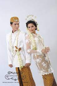 Paket pengantin muslim / modern modifikasi; Pengantin Sunda West Java Pengantin Pernikahan Pakaian Tradisional