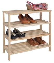 Xxxl Schuhregal Mit 4 Boden Helles Holz Schuhstander Schuh Regal Schuhablage Shoe Rack Amazon De Kuche Haushalt Shoes Stand Shoe Storage Shoe Rack
