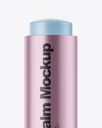 Download Metallized Lip Balm Tube With Transparent Cap Mockup In Tube Mockups On Yellow Images Object Mockups
