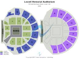 Lowell Memorial Auditorium Seating Chart