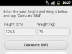 Bmi Calculator Cm Kg 2 0 Free Download