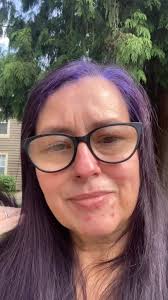 Gentian Violet Silver Hair