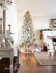 French Inspired Romantic Christmas Living Room Christmas Living Rooms Holiday Decor French Country Christmas