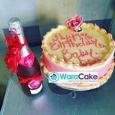 Birthday Cakes For Ladies In Nigeria Cakes Nigeria On Instagram Happy Birthday Baby Boo You Love Her Say It With A Cake Get Her A Cake And A Wine To Go Thi Happy Birthday Baby Cake Birthday