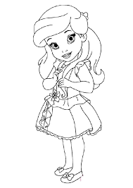 Coloring pagesey princess colouring page mummypages free to print for princesses kids all. Baby Disney Princess Coloring Pages Iconmaker Info