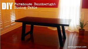 Our farmhouse table plans have been built tens of thousands of times and are in homes all over the world. Diy Benchwright Farmhouse Table Plans By Ana White Handmade With Ashley