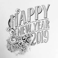 Happy New Year Practicing Typography Fonts Sketch Sketchbook Victorian Retro Retrodesign Scrollwork Scroll Pen Sketch Book Retro Design Pen Drawing