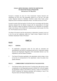 We did not find results for: Klrca Adjudication Rules Procedure Published