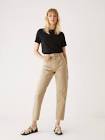 The Linda High Rise Balloon Jean in Beige Frank And Oak