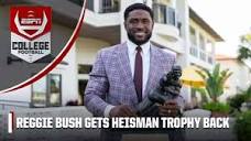 The moment Reggie Bush got the Heisman trophy back 👏 | ESPN ...