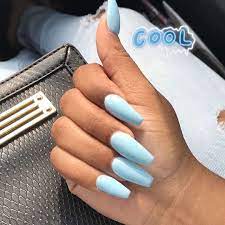 Baby Blue Nails Blue Bluenails Babyblue Followme Cute Breezyblue Tryit Sparkle Glitter Nails Acrylic Gelnail Blue Glitter Nails Nails Dream Nails