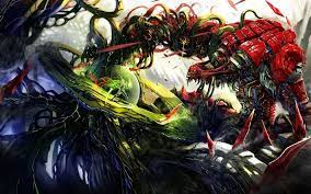 Download Wallpapers Robots Art Battle Monsters Warriors Besthqwallpapers Com Guerreros Monstruos Arte