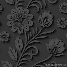 Maybe you would like to learn more about one of these? Black Floral 3d Seamless Pattern Vectors 03 Free Download