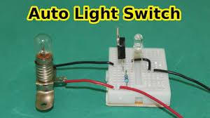 Automatic On Off Light Switch With Phototransistor Youtube