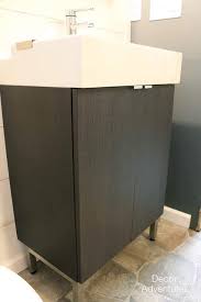 new basement bathroom vanity ikea style