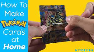 Create & send in moments. How To Make Your Own Pokemon Cards At Home Youtube