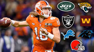 7 Teams To Bet On Landing Nfl Quarterback Trevor Lawrence In 2020 Quarterback Nfl Washington Football