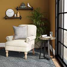 dorel living jaya accent chair living room armchairs beige stripe walmart com in 2021 arm chairs living room accent chairs for living room accent chairs