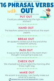 16 Phrasal Verbs With Out Learn English With Harry Learn English Words Learn English Vocabulary English Language Learning
