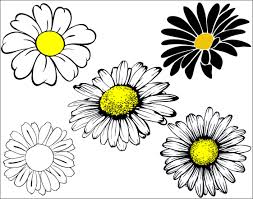 Daisy Svg Daisy Clipart Daisy Flower Svg Daisies Svg Daisy Decal Daisy Download Daisy Png Flower Svg Spring Svg Floral Svg Spring Flowers Flower Art Drawing Daisy Painting Daisy Flower Drawing