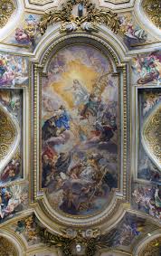Basilica Dei Santi Apostoli Roma Ceiling Sanat Tarihi Sanatsal Resimler Cagdas Sanat