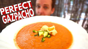 How To Make The Best Gazpacho Youtube Food Processor Recipes Spanish Dishes Gazpacho