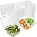 Disposable Transparent Plastic Packaging Box (100 Count ...