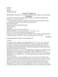 Reclamanta a precizat ca actiunea sa este pozitiva, declaratorie si interogatorie, deoarece solicita instantei sa se constate, prin hotarare. Model De Intampinare