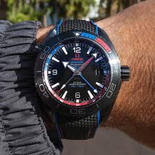 Omega Seamaster Planet Ocean Etnz Deep Black Master Chronometer Made In Support Of The Emirates Team New Ze Omega Omega Seamaster Planet Ocean Omega Seamaster