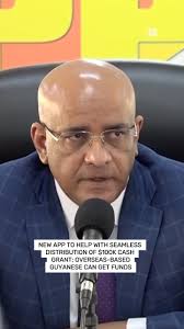 A new software application is being developed to help seamlessly distribute  the one-off $100,000 cash grant for every Guyanese adult, Vice President  Dr. Bharrat Jagdeo said