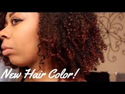 Semi Permanent Red Natural Hair