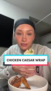 Chicken Caesar Wrap Mukbang