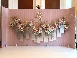 Weddingdecoration Ide Perkawinan Latar Belakang Pernikahan Bunga Perkawinan