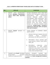 Suruhanjaya syarikat malaysia (ssm) memperkenalkan akta syarikat 2016 bagi menggantikan akta syarikat 1965 berkuatkuasa secara berperingkat bermula 31 januari 2017. Http Www Maicsa Org My Media 4972 Technical Announcements 200129 2 2 Pdf